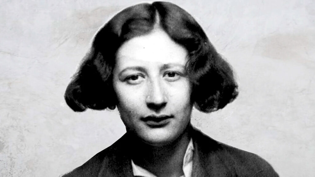 Fotografía de Simone Weil.