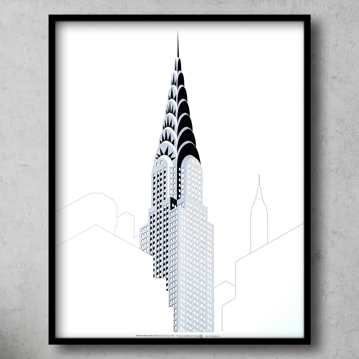 El edificio Chrysler en construcción