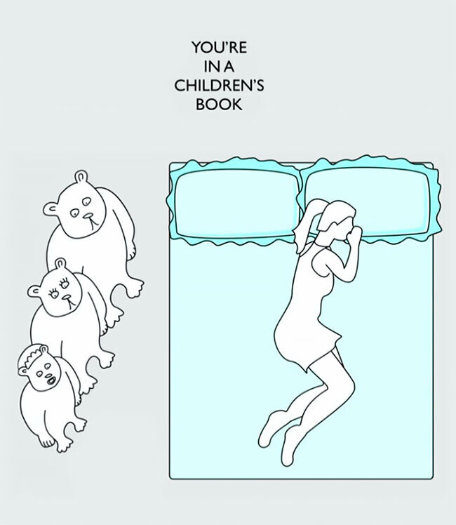 ilustraciones postura dormir7