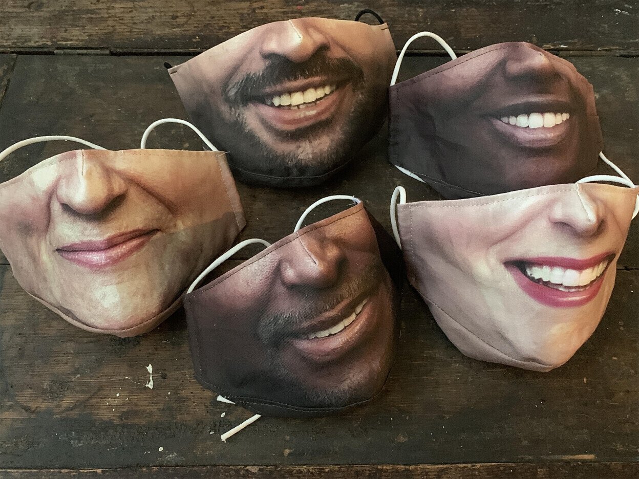 mascarillas con cara