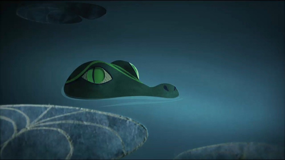 Fotograma de la serie de animación crias-crocodilos