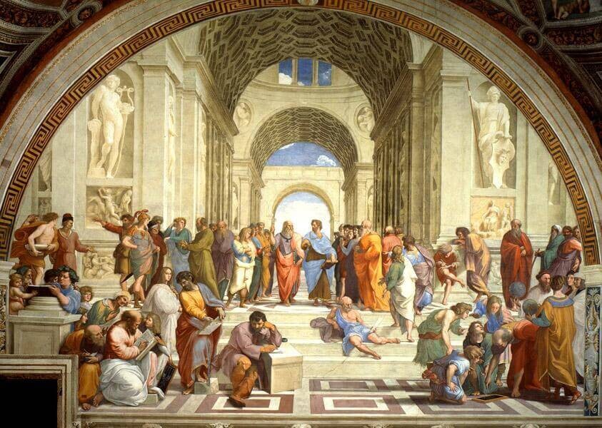 estoicismo estoico filosofia pintura la escuela de Atenas
