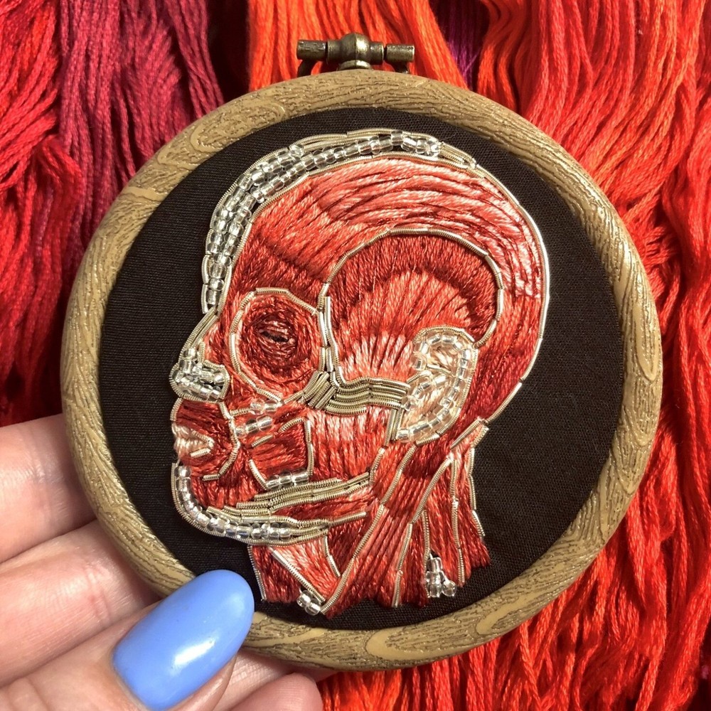 anatomía bordados