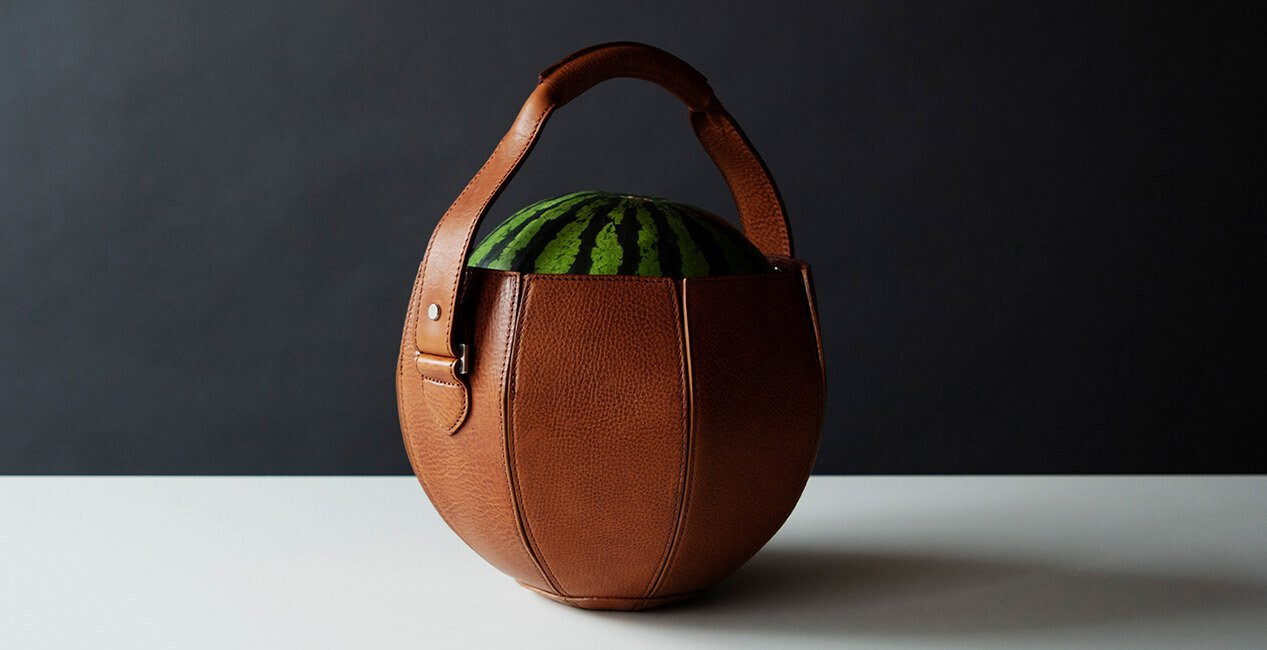 tsuchiya kaban bolso cuero sandia 7