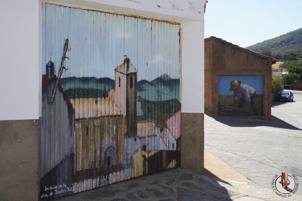romangordo ruta trampantojos pueblo