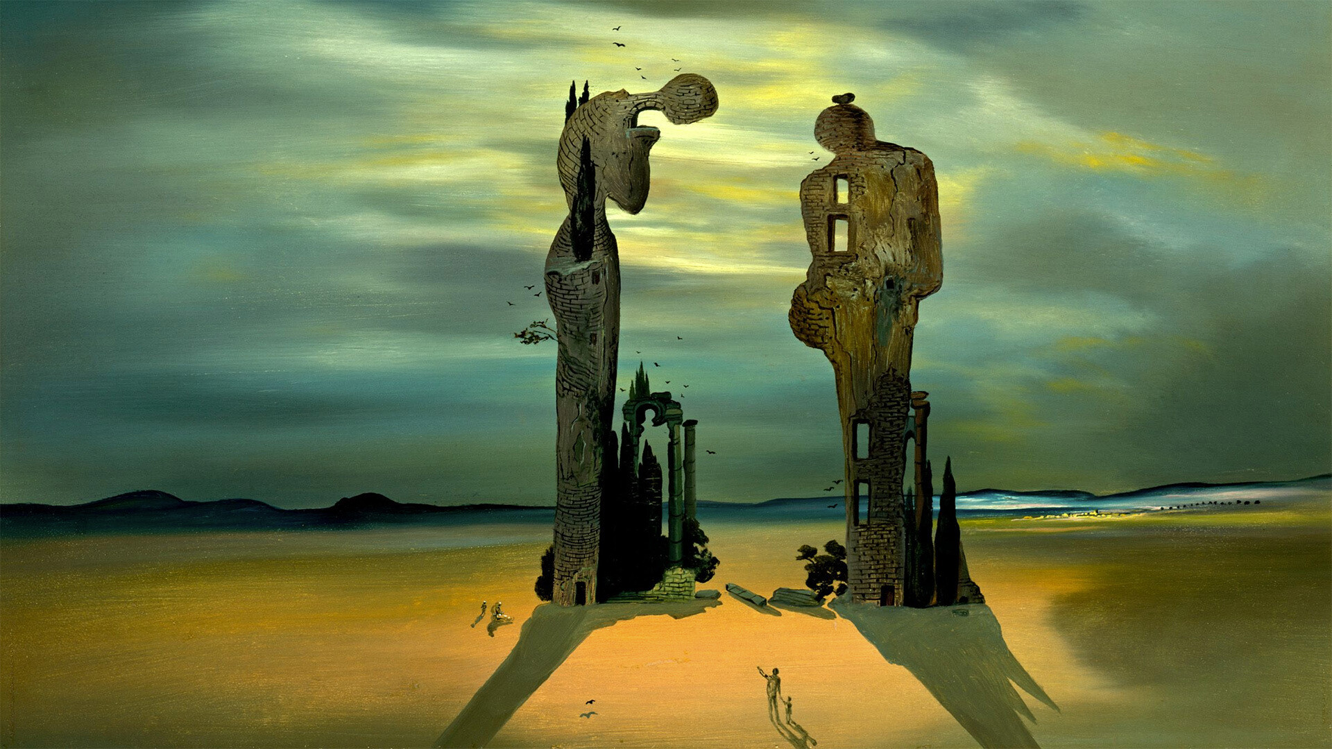 Reminiscencia arqueológica del Ángelus de Millet, Dalí.