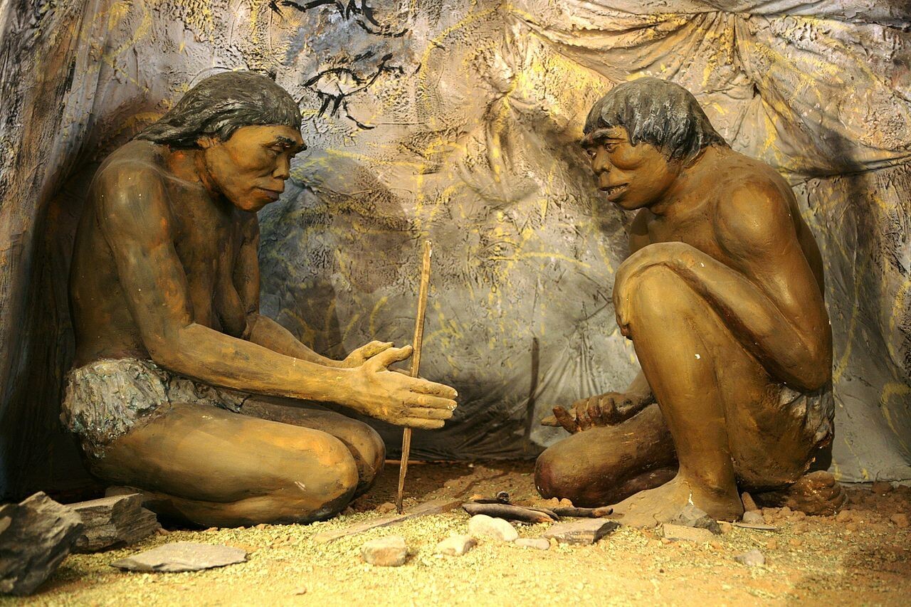 diorama museo mongolia historia cavernicola