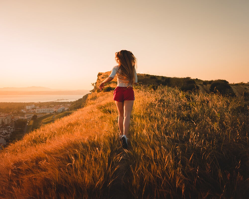 Mujer corriendo