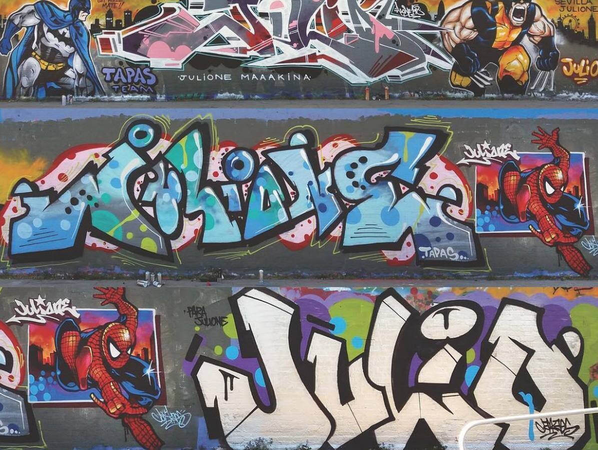 julione tapas homenaje graffiti