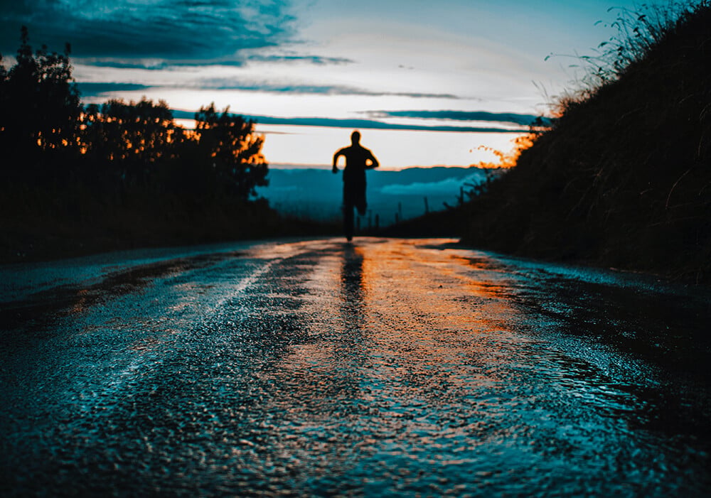 Hombre corriendo