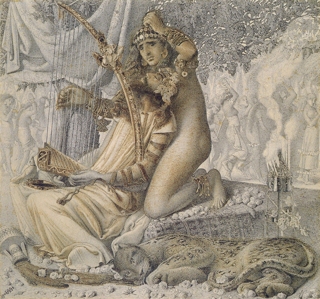 Simeon Solomon. Babylon Hath Been a Golden Cup (1859)