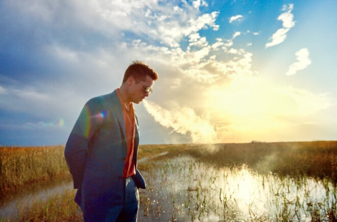 Brad Pitt por Ryan McGinley.