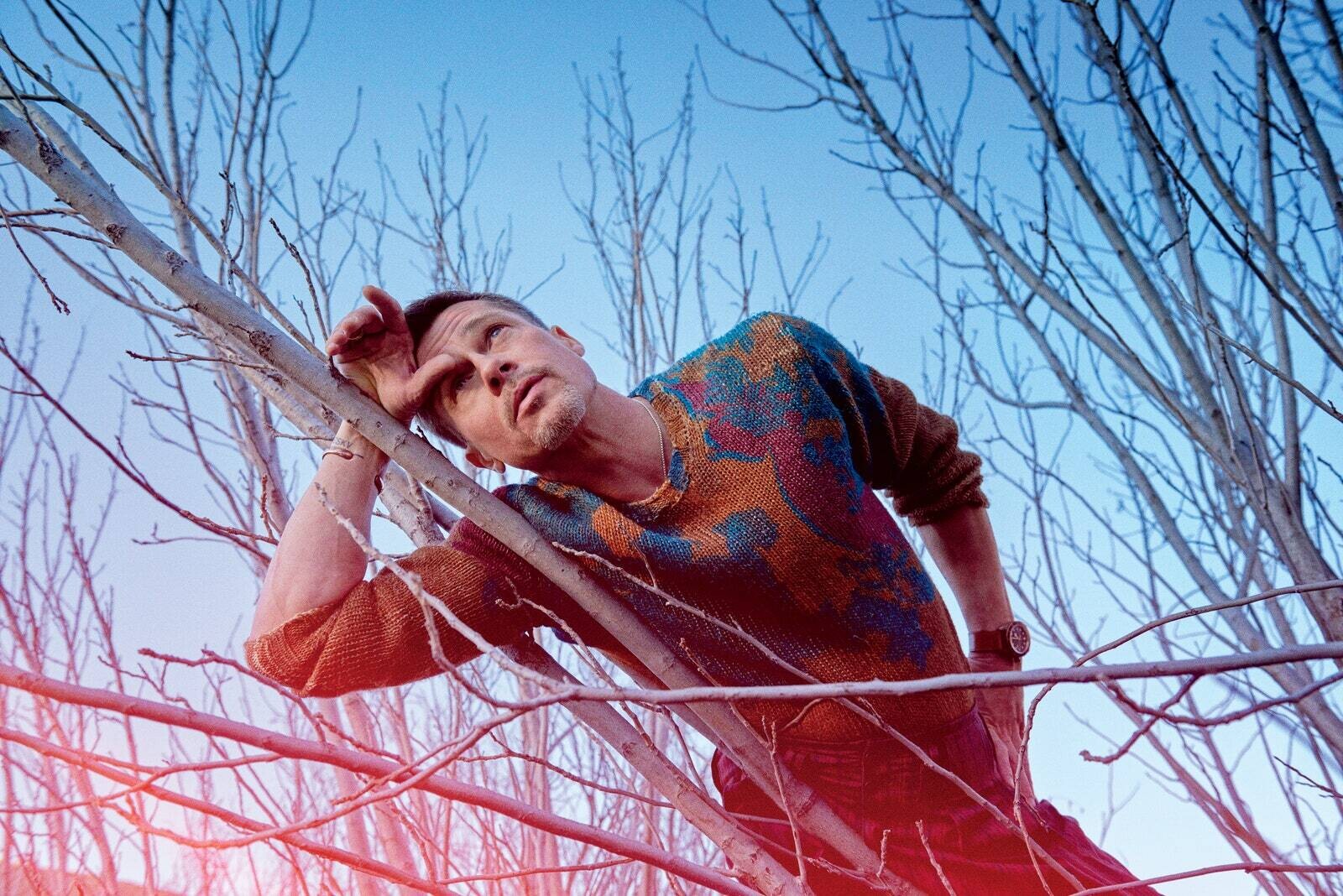 Brad Pitt por Ryan McGinley.