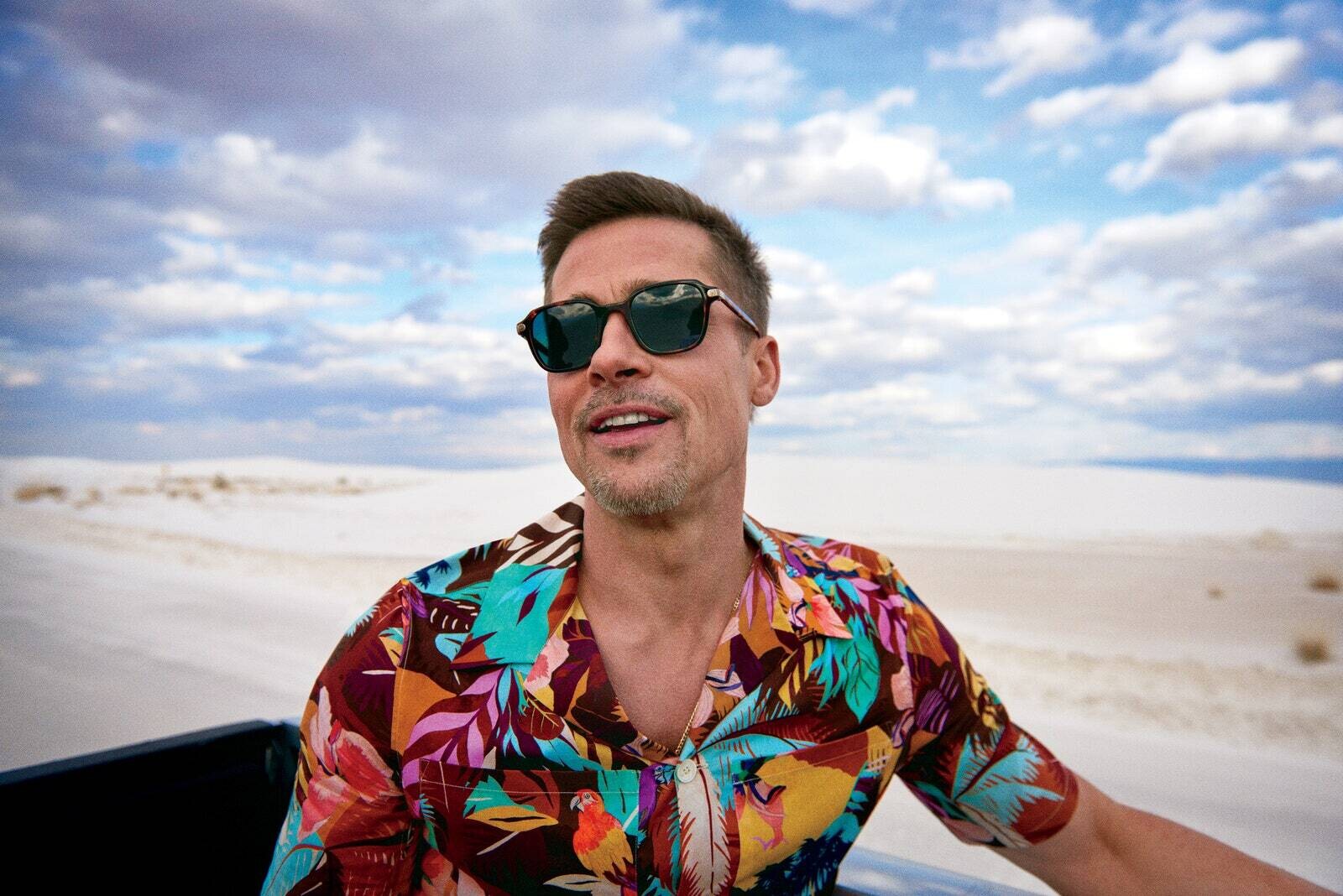 Brad Pitt por Ryan McGinley.