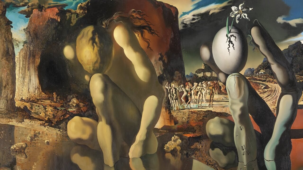 dali narciso metamorphosis
