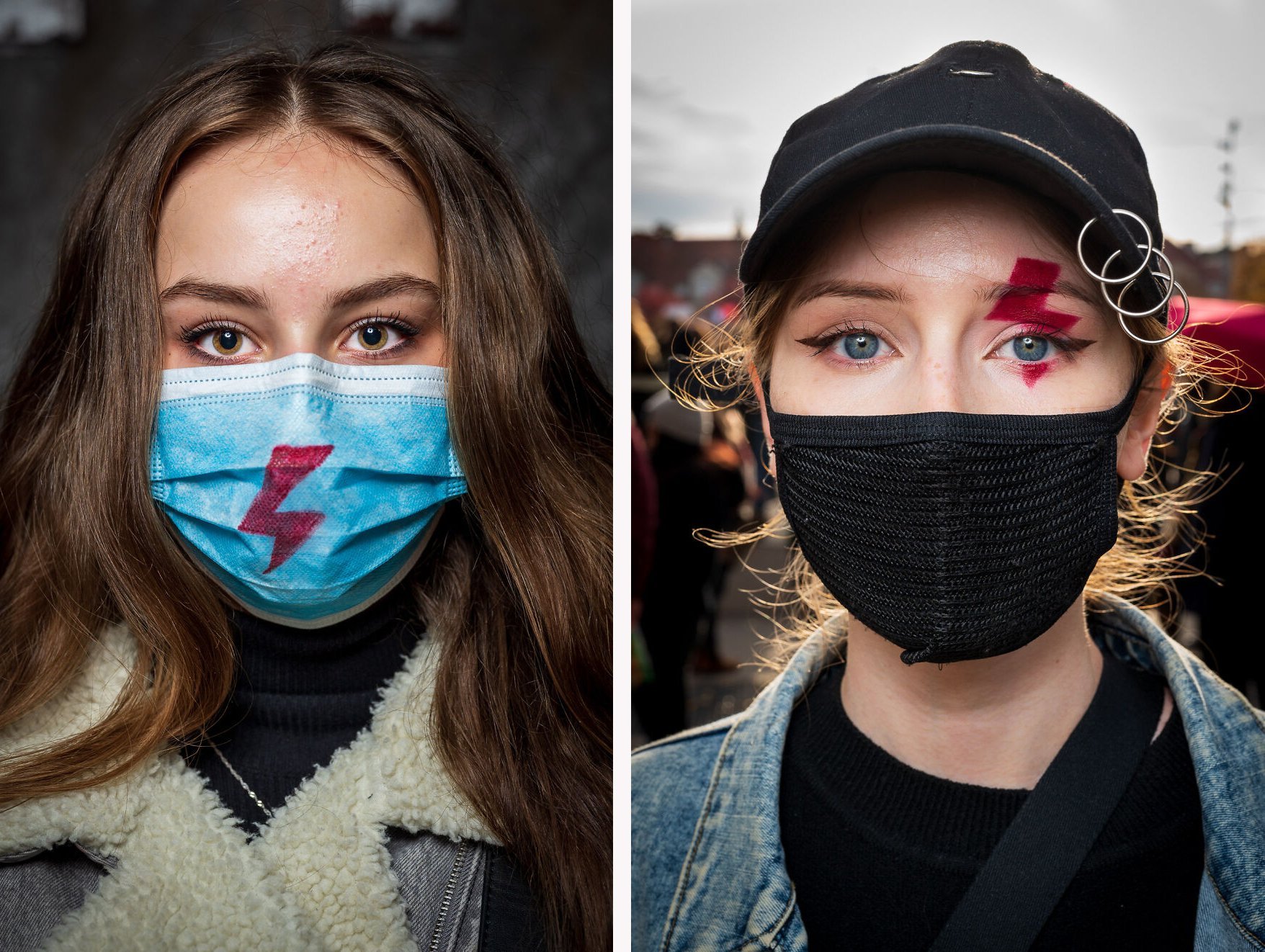 Un fotógrafo documenta cómo las mujeres polacas protestan contra la nueva ley del aborto en su país