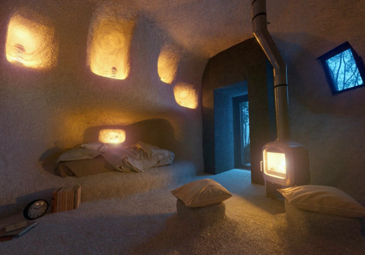 the dolmen shelter el magico hotel construido dentro de unas piedras 5