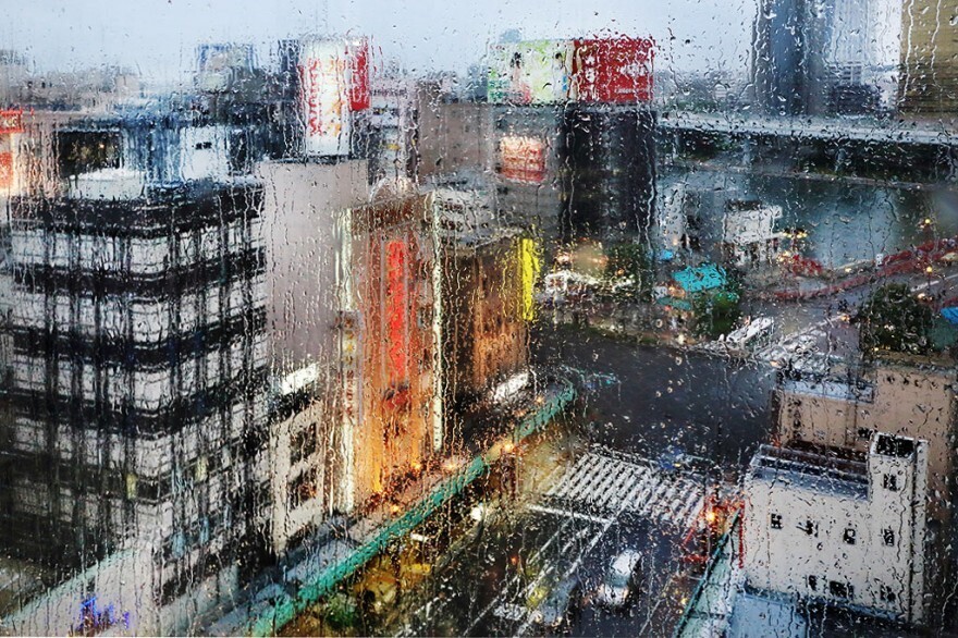 Christophe Jacrot fotografía de lluvia.