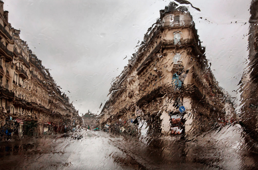 Christophe Jacrot fotografía de lluvia.