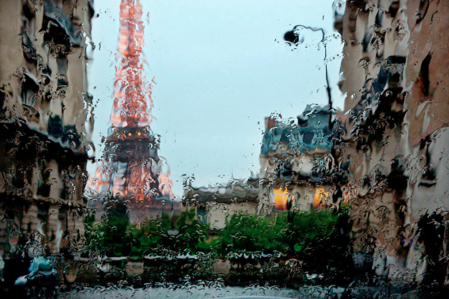 Christophe Jacrot fotografía de lluvia.