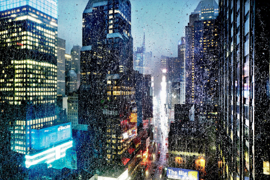 Christophe Jacrot fotografía de lluvia.