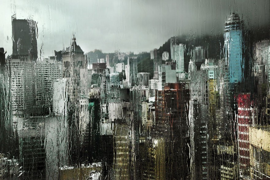 Christophe Jacrot fotografía de lluvia.