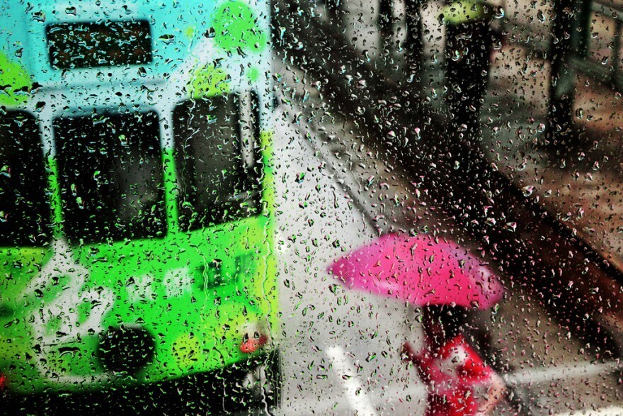 Christophe Jacrot fotografía de lluvia.