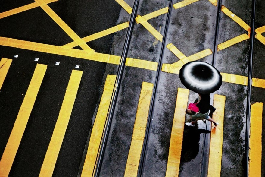 Christophe Jacrot fotografía de lluvia.