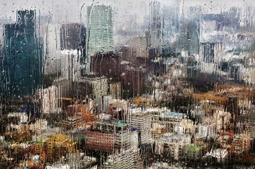Christophe Jacrot fotografía de lluvia.