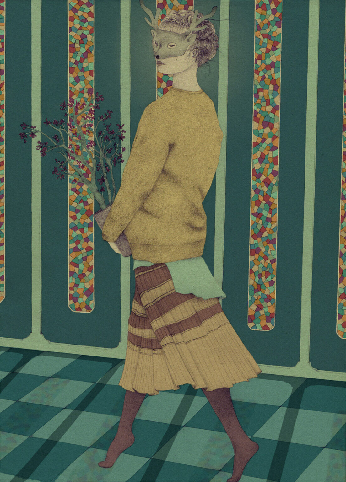daniela gallego ilustracion realismo magico costumbrismo folclore 4