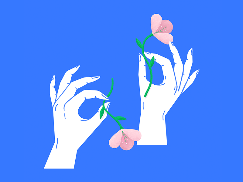 flower hands