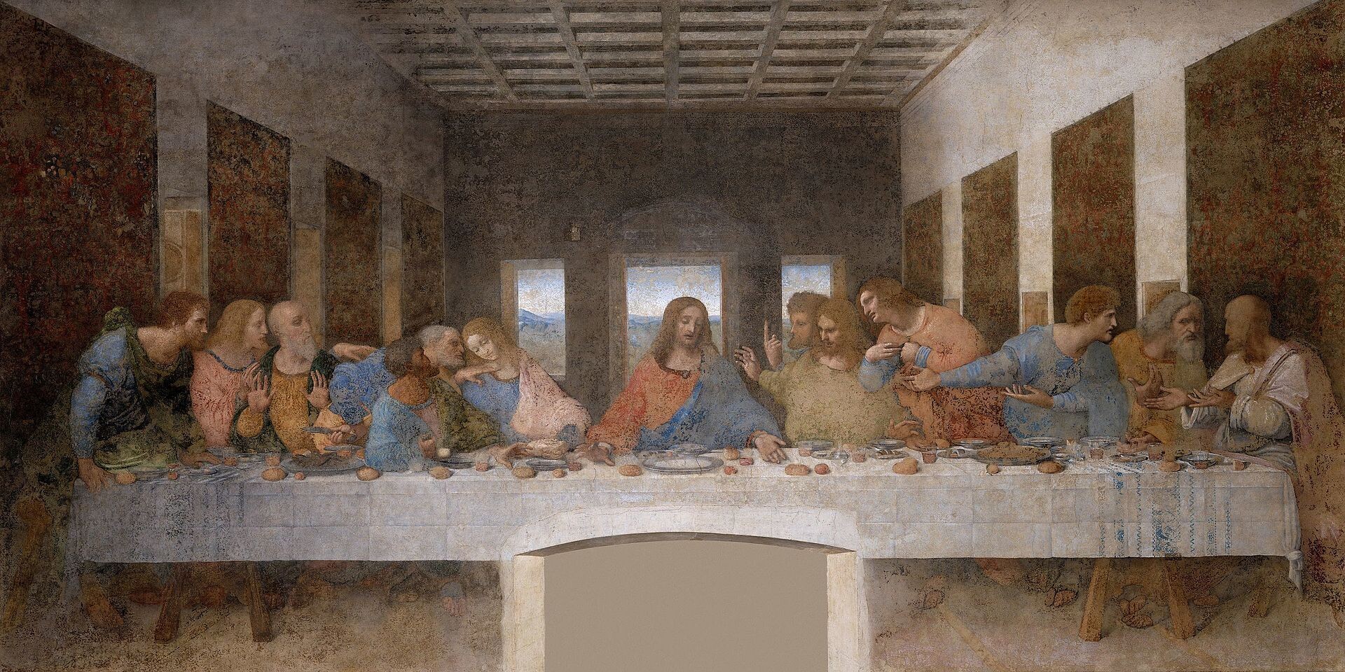 Leonardo Da Vinci | La última cena - Creado del 1495 a 1498
