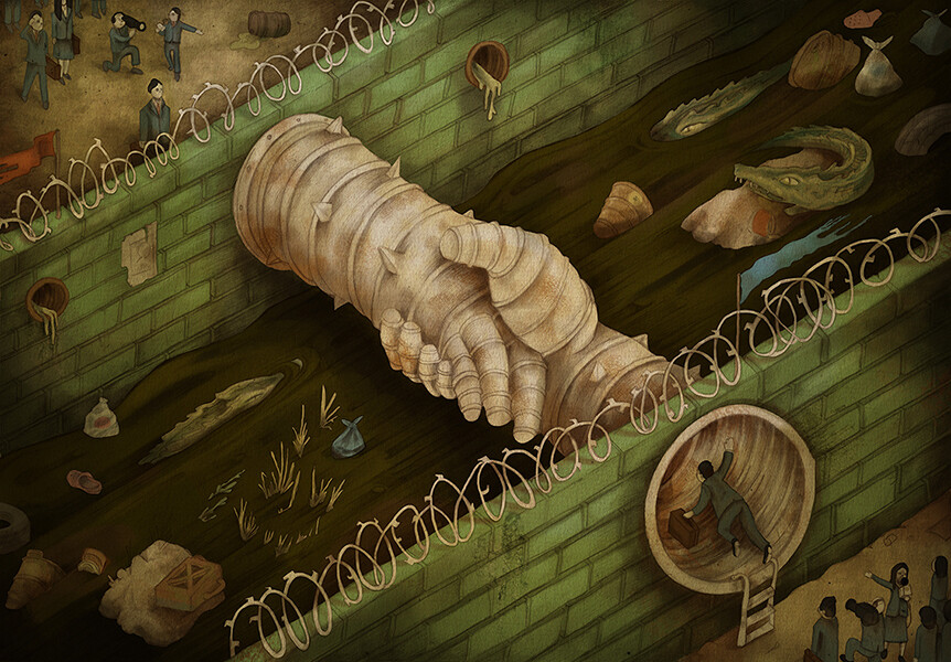 francesco orazzini ilustracion simbolismo politica sociedad reivindicacion 10