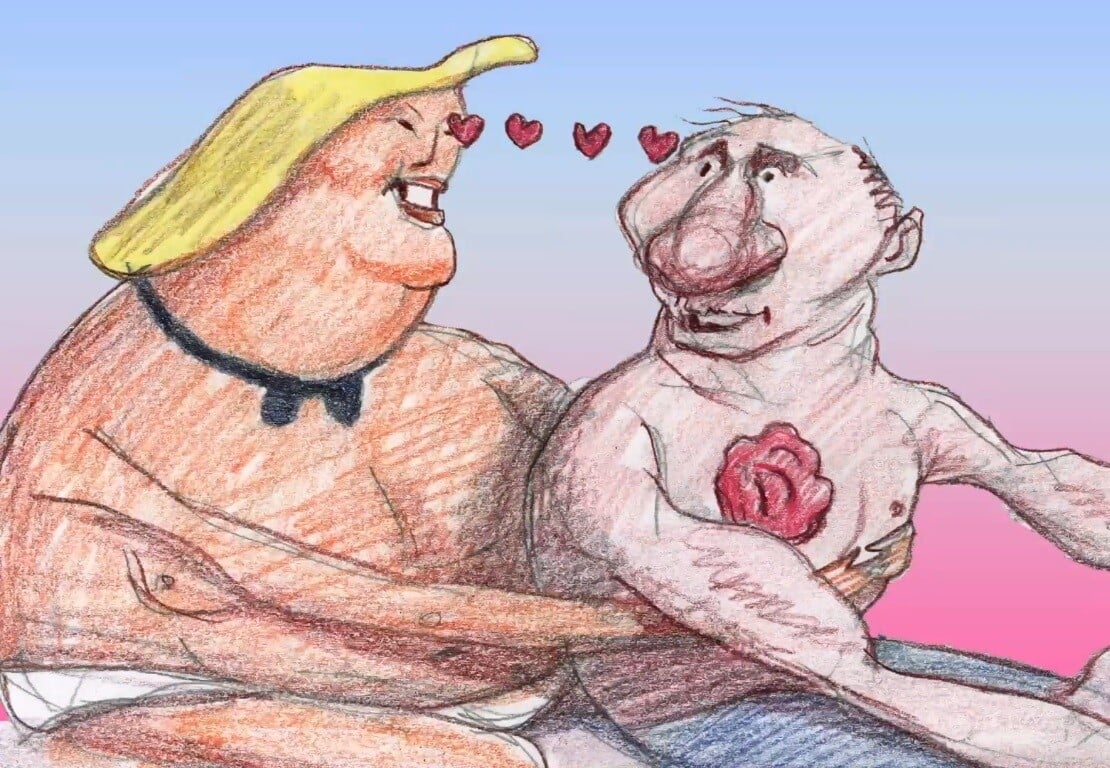 trump bites donald trump politica animacion serie humor negro 1