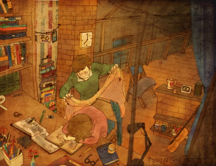 Puuung ilustraciones amor10