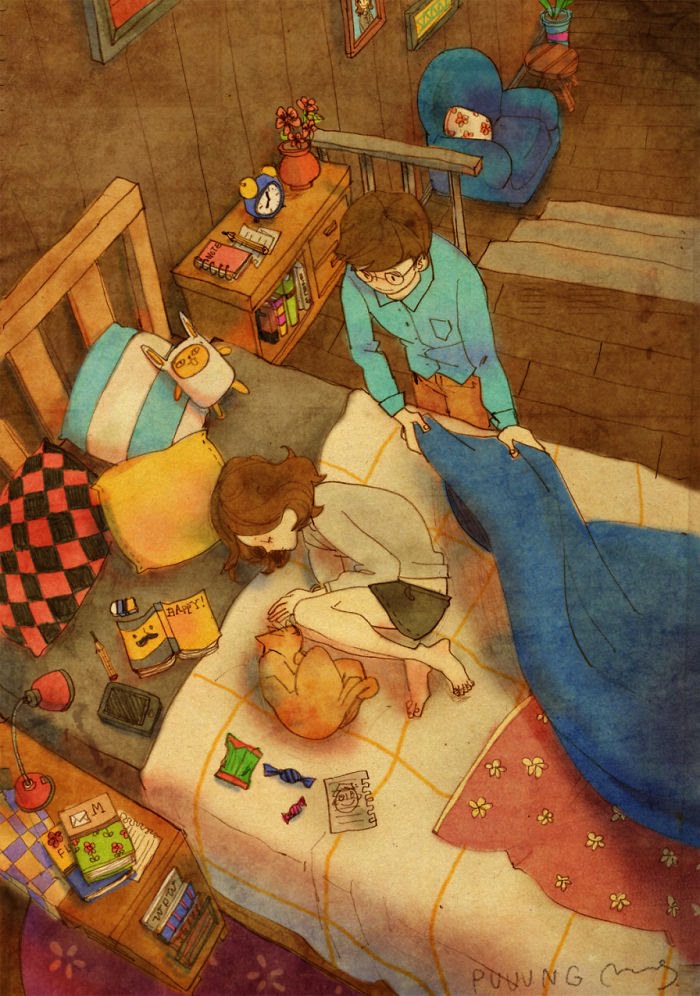 Puuung ilustraciones amor12