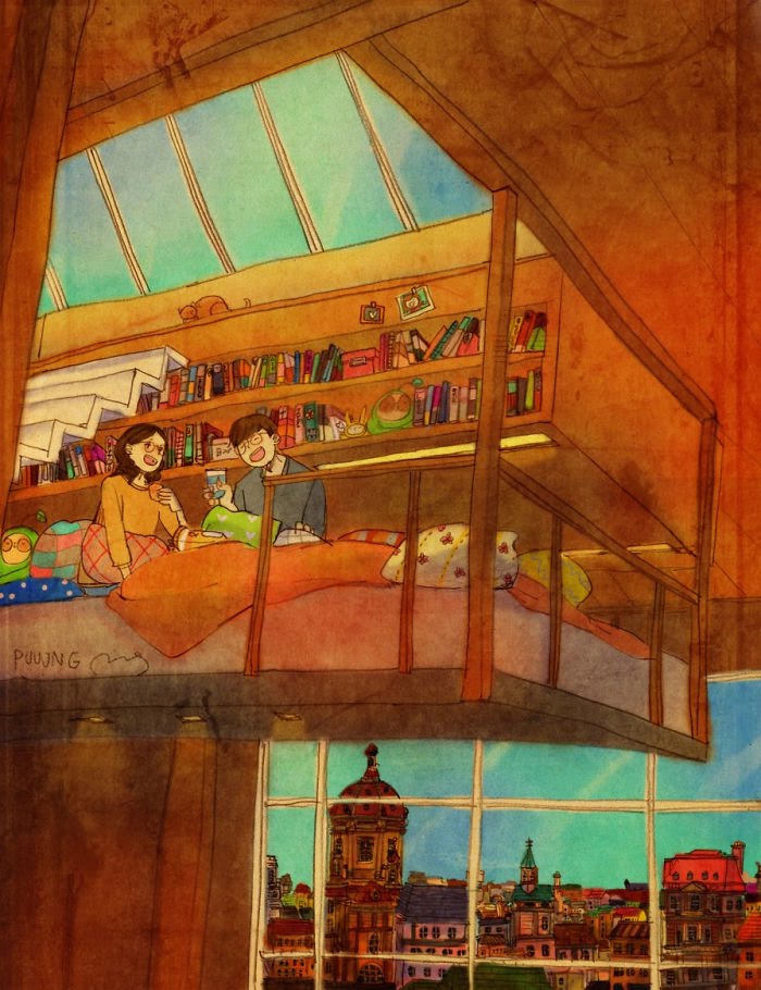 Puuung ilustraciones amor19