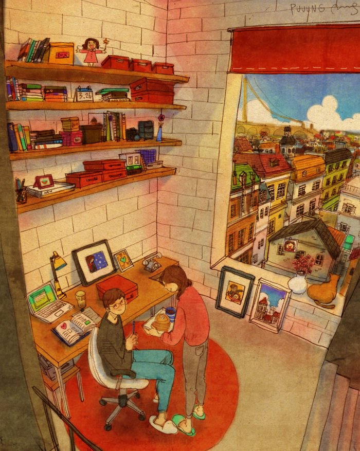 Puuung ilustraciones amor20