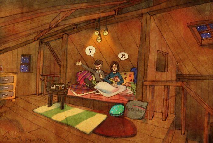 Puuung ilustraciones amor9