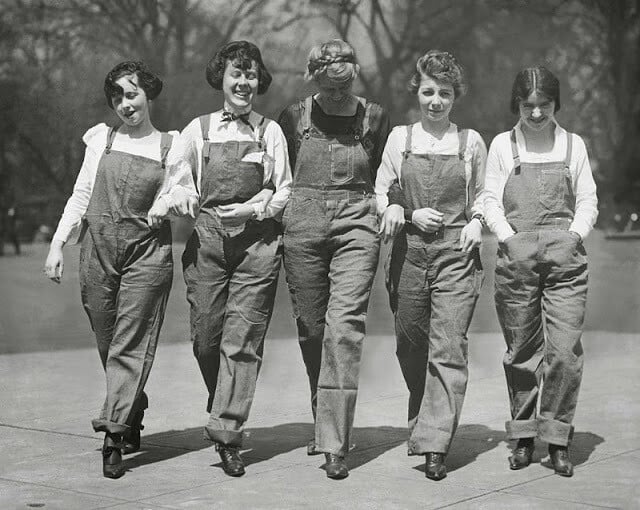 fotografía moda vaqueros feminismo, fotografía antigua