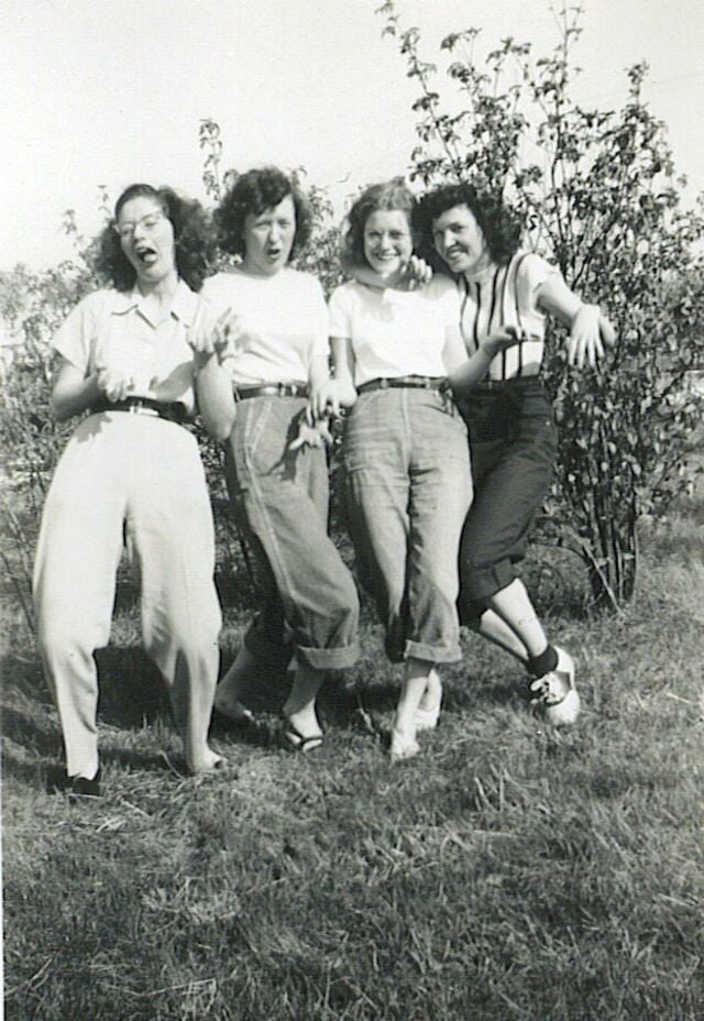 fotografía moda vaqueros feminismo, fotografía antigua