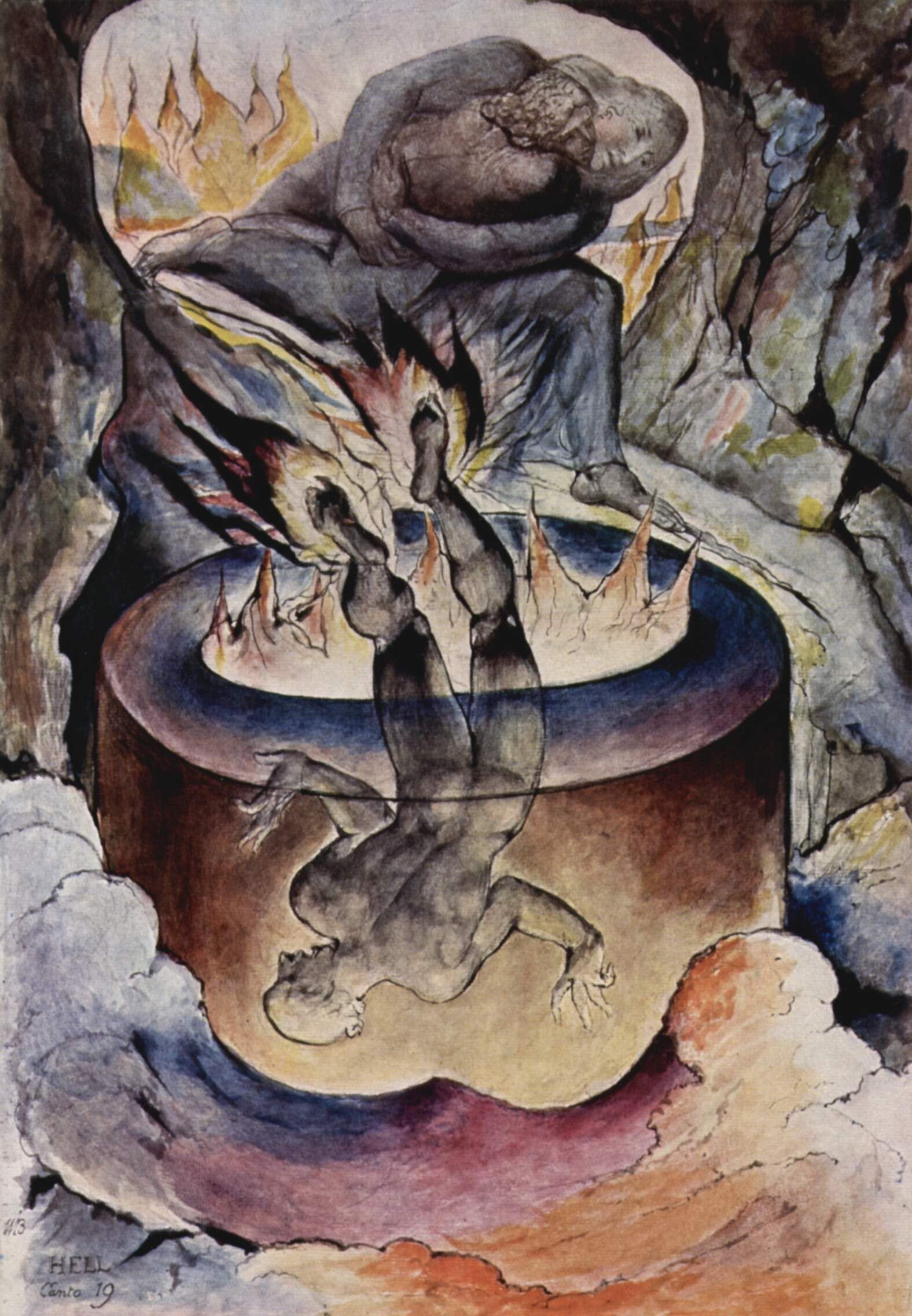 infierno william blake