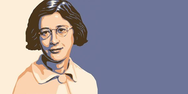 Ilustración de Simone Weil