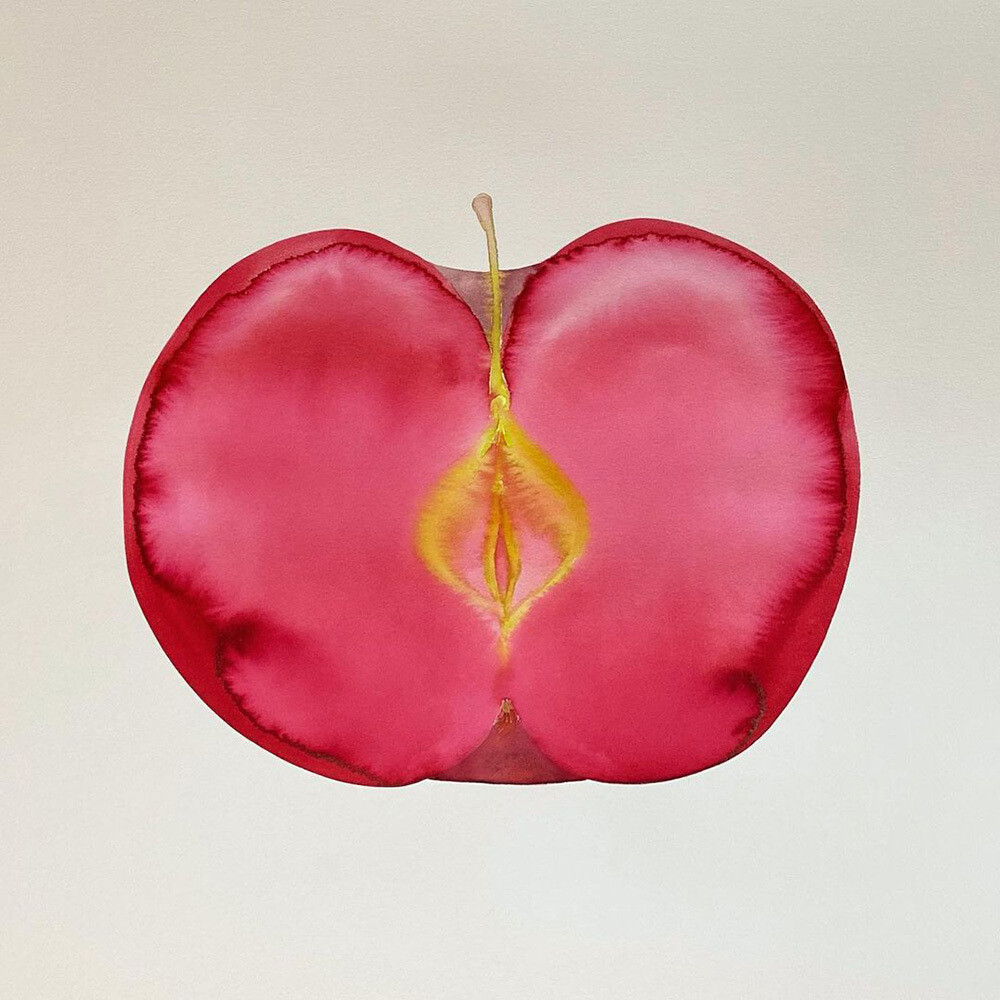 Serie de acuarelas 'Make Love Watercolor' de Tina Maria Elena.