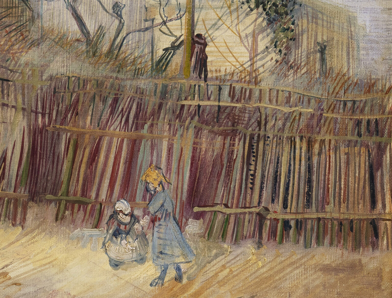 escena callejera en montmartre van gogh pintura historia del arte 2