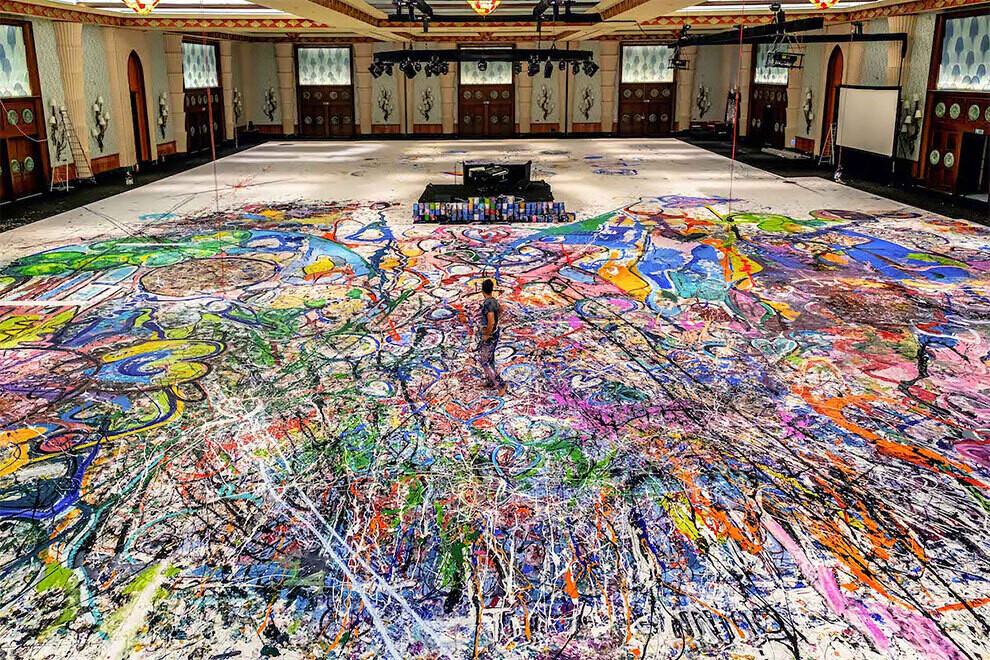 sachi jafari artista cuadroc gigante