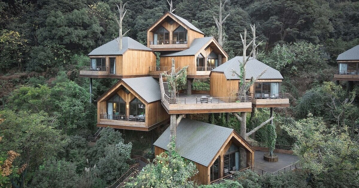 wh studio tree house complejo hotel arquitectura china 1