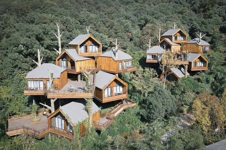 wh studio tree house complejo hotel arquitectura china 2