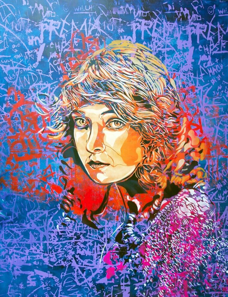 14 street art stencils by btoy