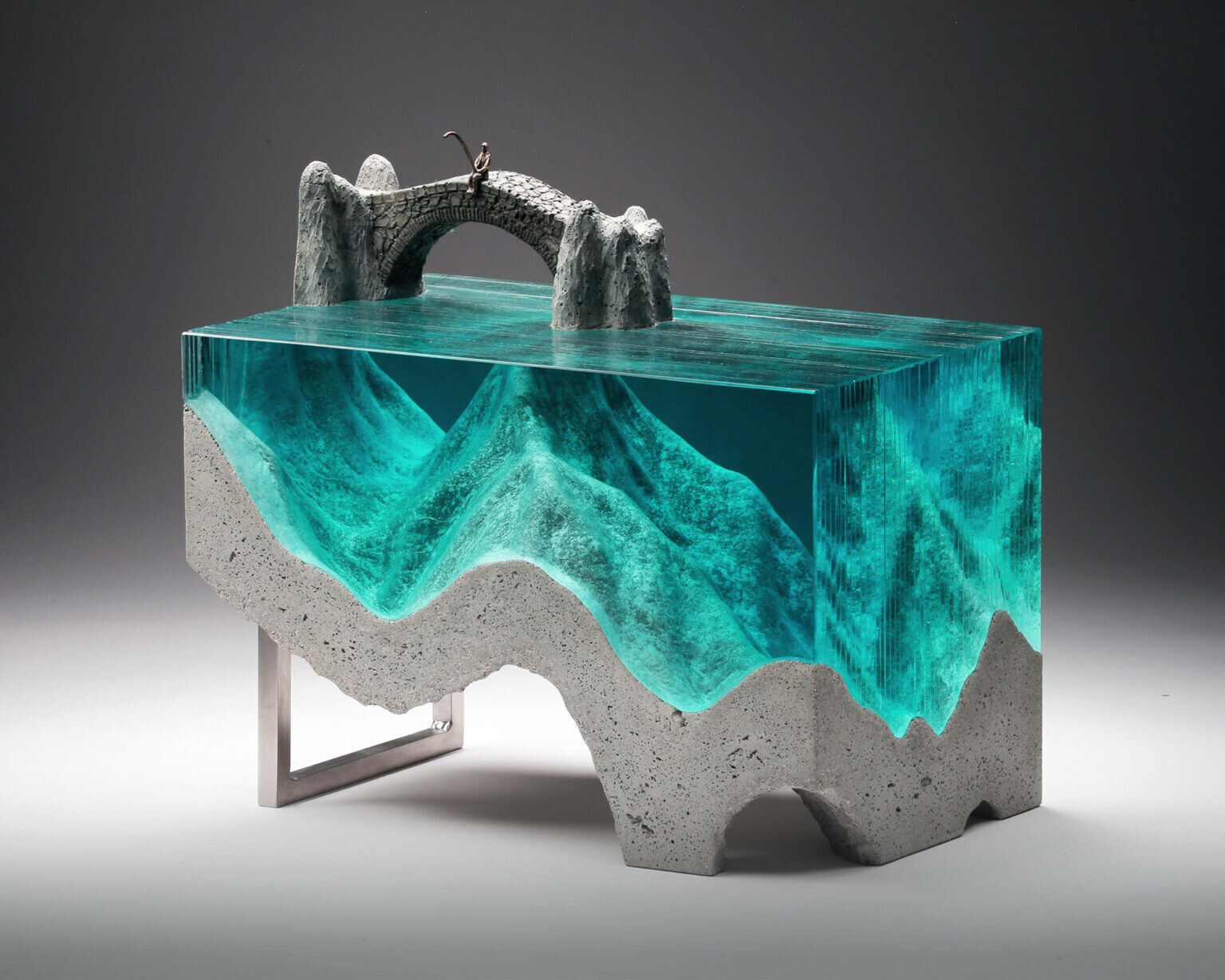 ben young escultura vidrio naturaleza planeta 4